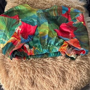 Vibrant Multicolor Crop Top